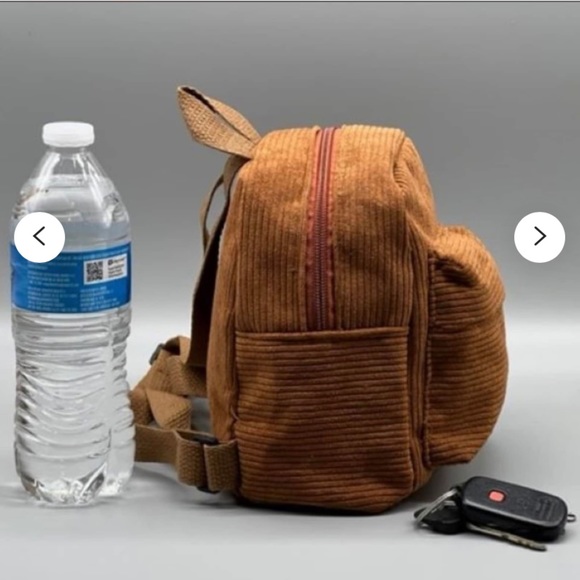 ๐ NWT! Black Corduroy Mini Backpack ๐ - Picture 5 of 5
